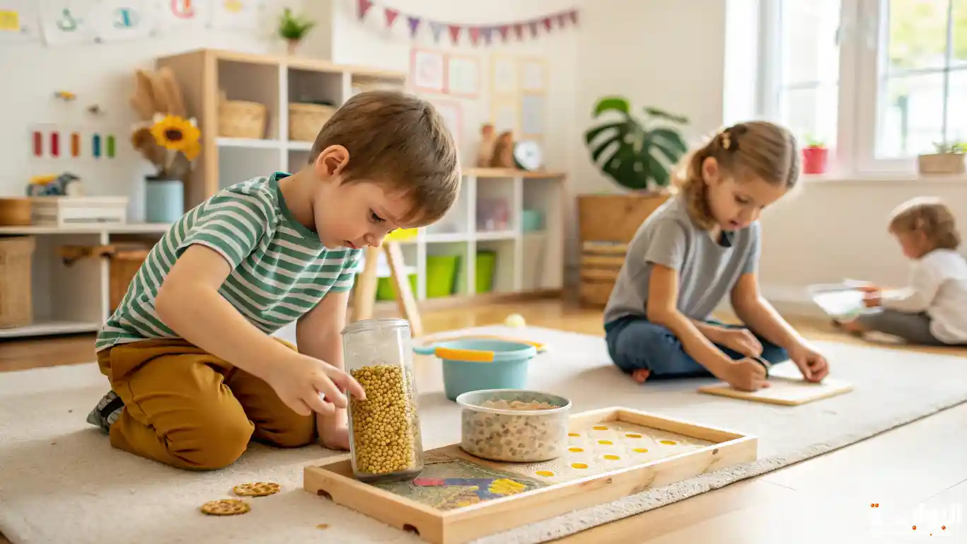 أنشطة مونتيسوري للأطفال