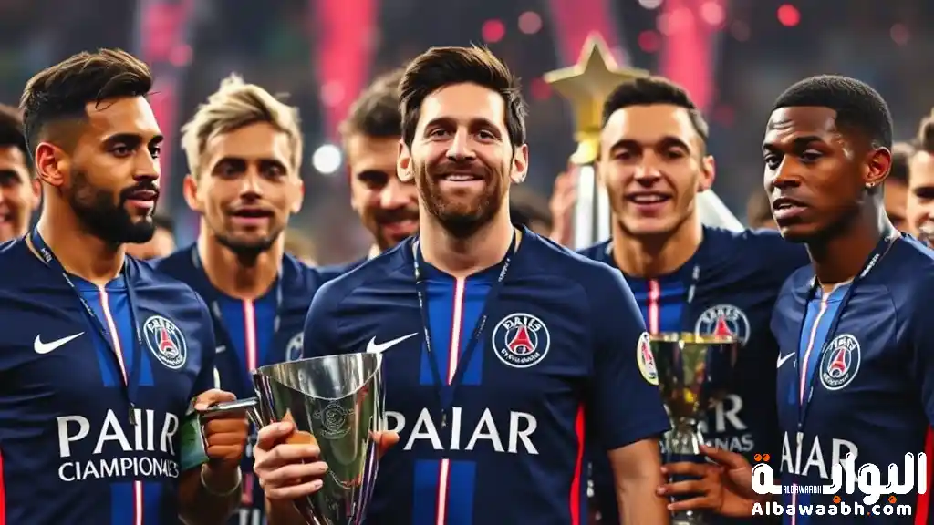 إنجازات ليونيل ميسي مع باريس