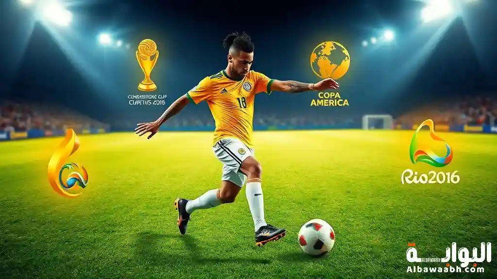 إنجازات نيمار مع منتخب البرازيل