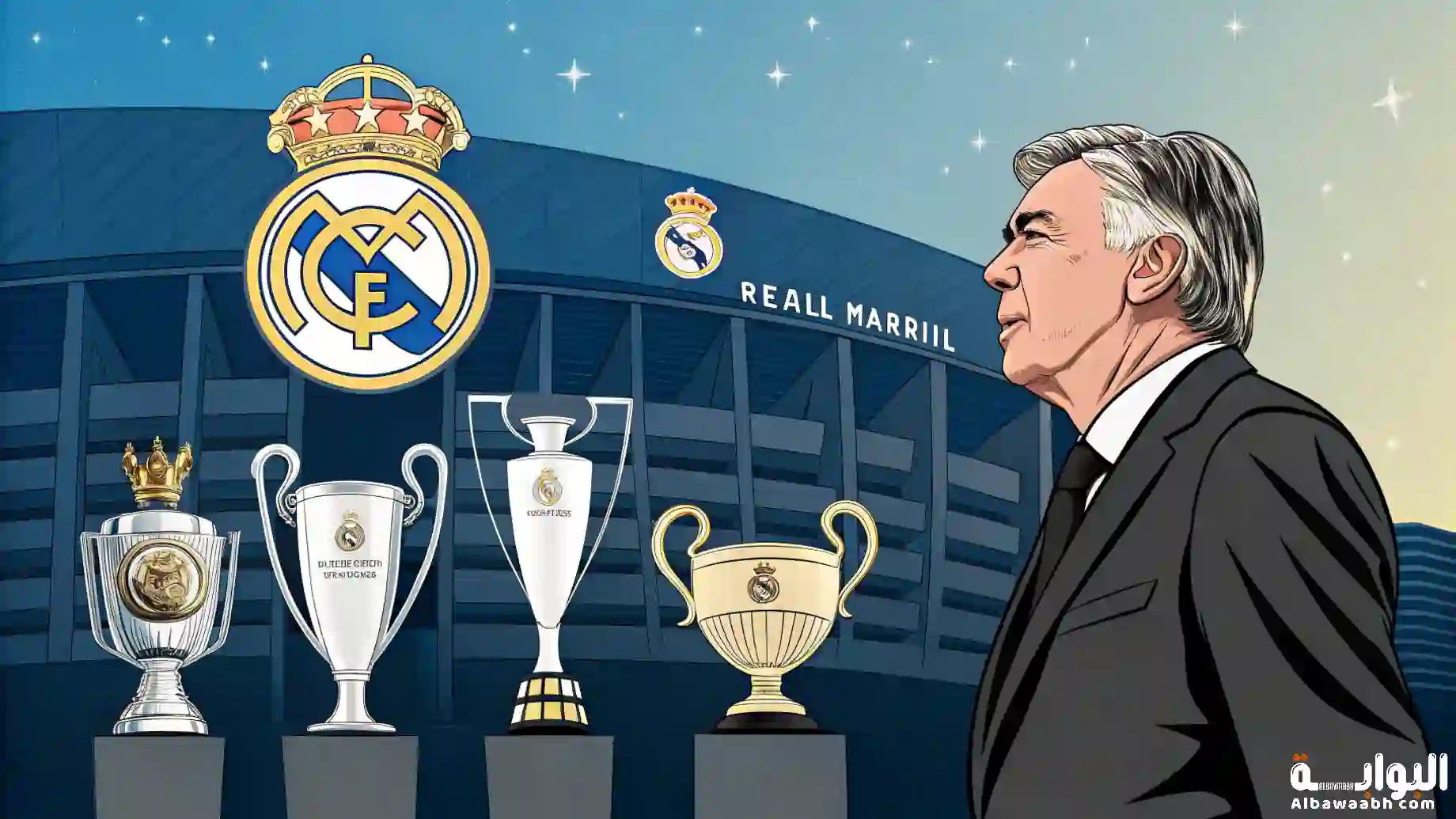 بطولات أنشيلوتي مع ريال مدريد