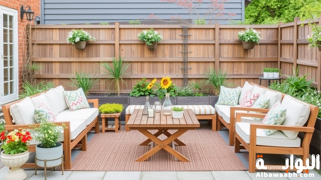 أفكار جلسات مريحة في الحديقة