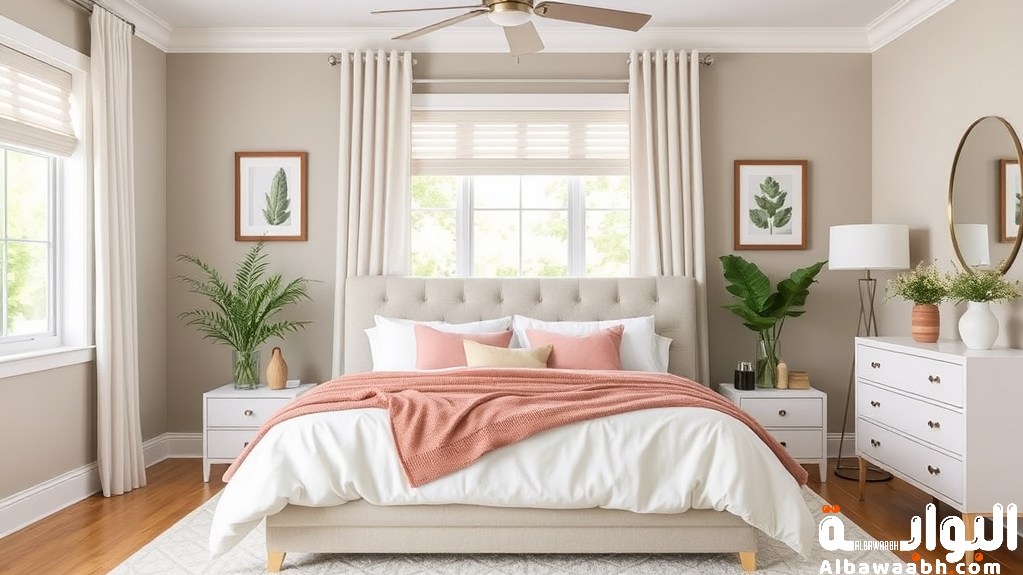 أفكار لتنسيق ألوان غرفة النوم