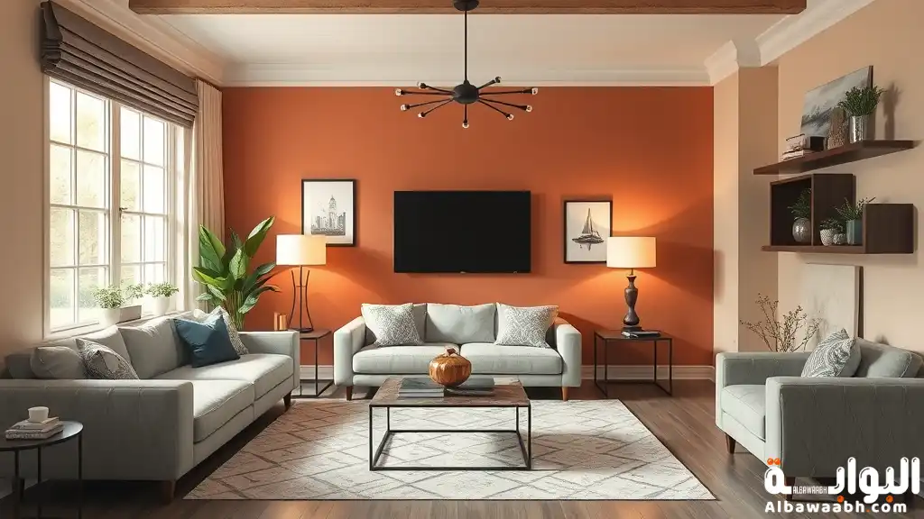 أفكار لاختيار ألوان غرفة المعيشة