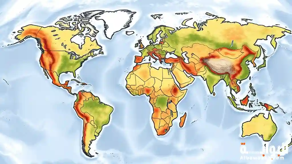 الحدود الطبيعية بين القارات