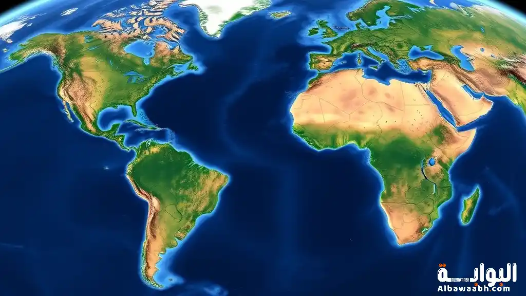 الحدود الطبيعية بين القارات