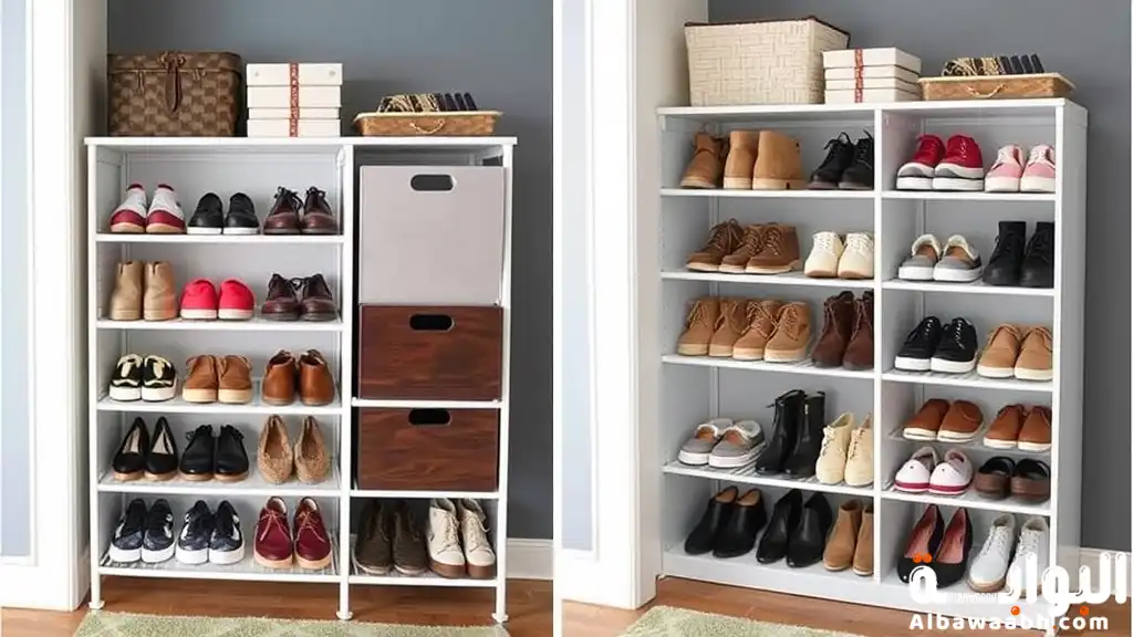 أفكار لتخزين الأحذية