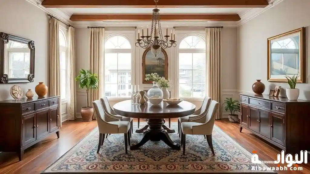 أفكار لتزيين غرفة الطعام