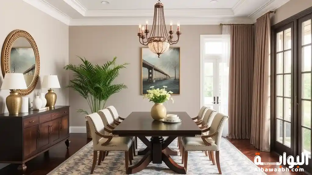 أفكار لتزيين غرفة الطعام