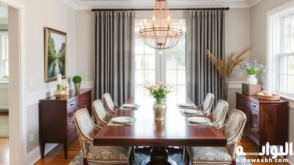 أفكار لتزيين غرفة الطعام