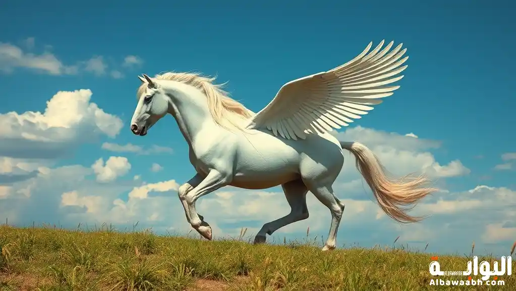 حلم ركوب حصان مجنح
