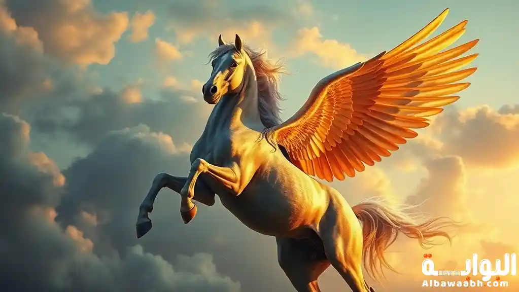 حلم ركوب حصان مجنح
