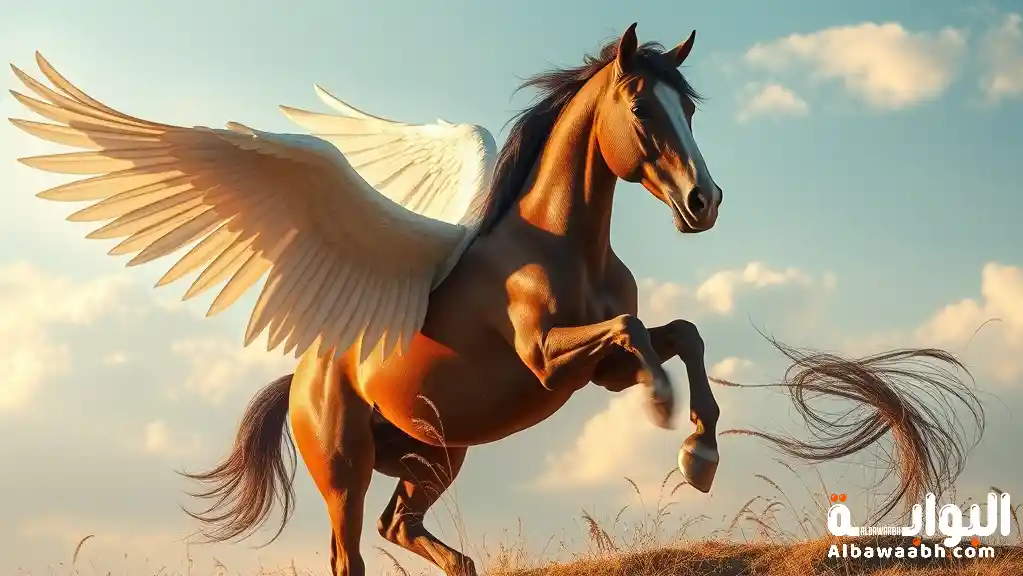 حلم ركوب حصان مجنح