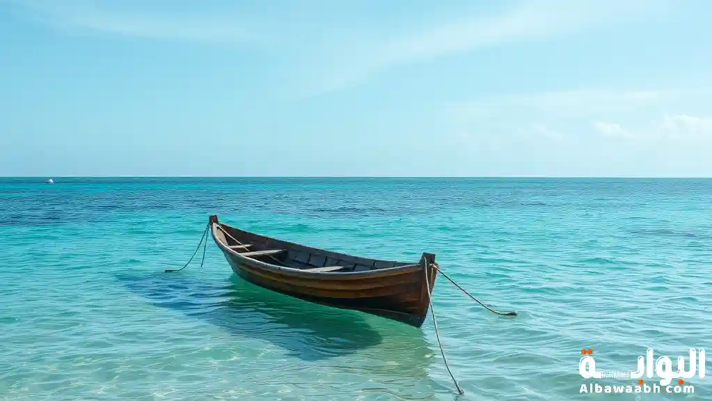 حلم ركوب قارب خشبي
