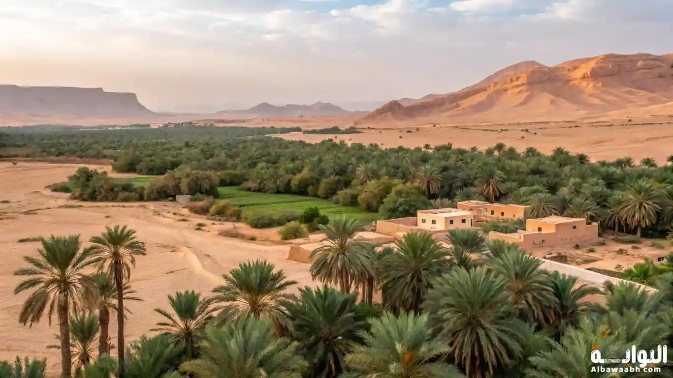 الواحات في شرق السعودية
