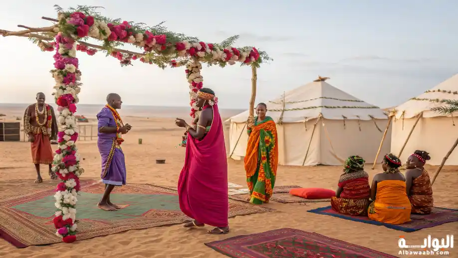 تقاليد الزواج عند القبائل 