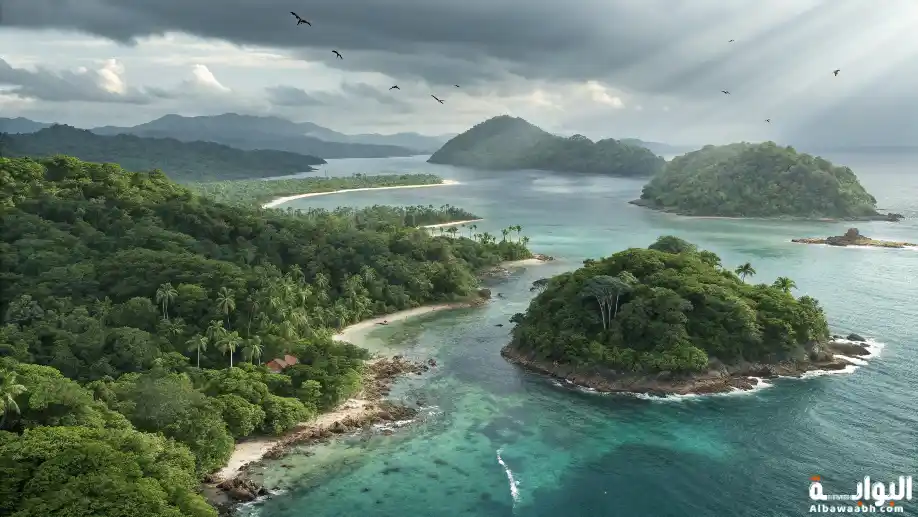 جزر مليئة بالحيوانات النادرة