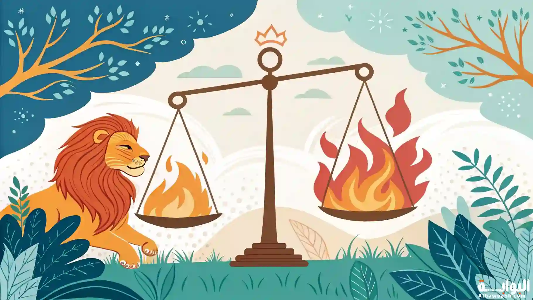 توافق برج الأسد