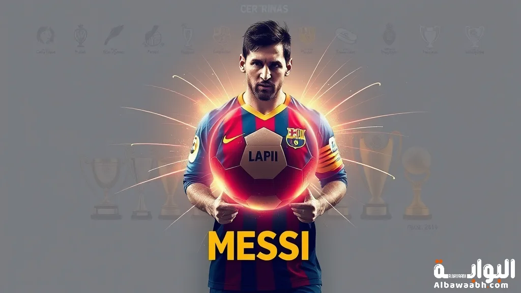 أرقام وأهداف ميسي في مسيرته