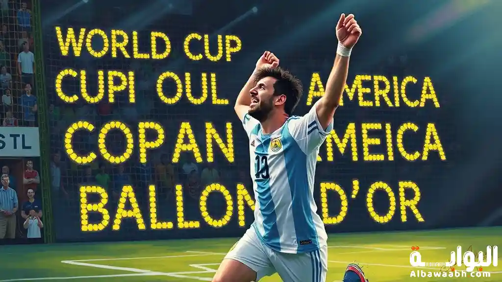 إنجازات ميسي مع الأرجنتين