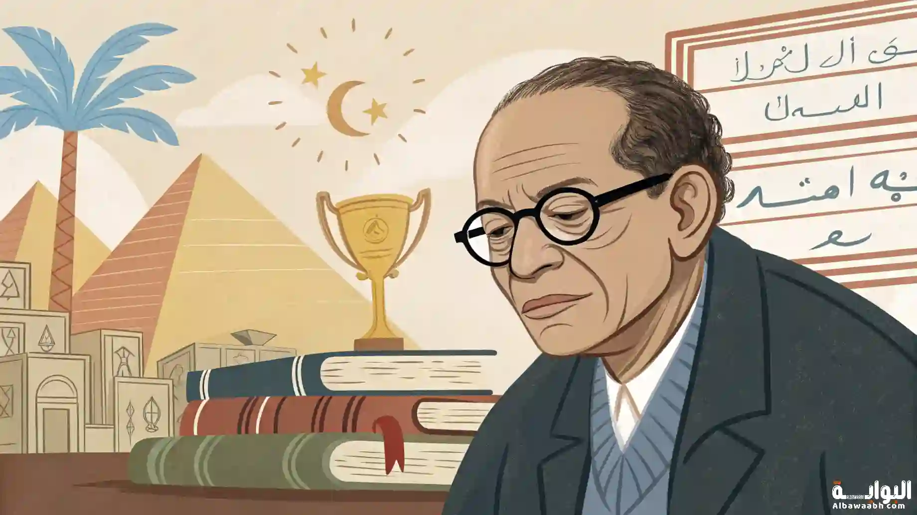 الأديب نجيب محفوظ