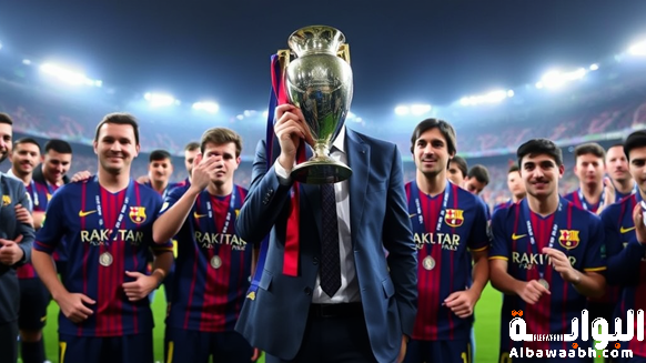 بطولات جوارديولا مع برشلونة الثلاثية التاريخية