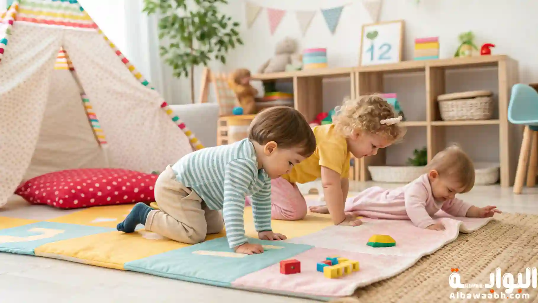 أنواع الحبو عند الأطفال