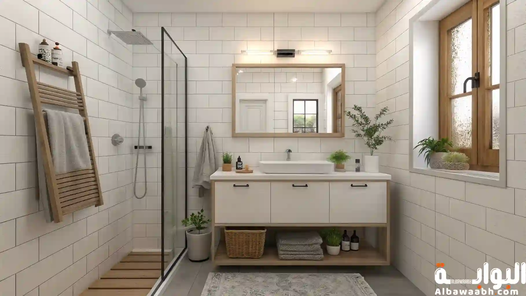 أفكار ديكور بسيطة للحمام