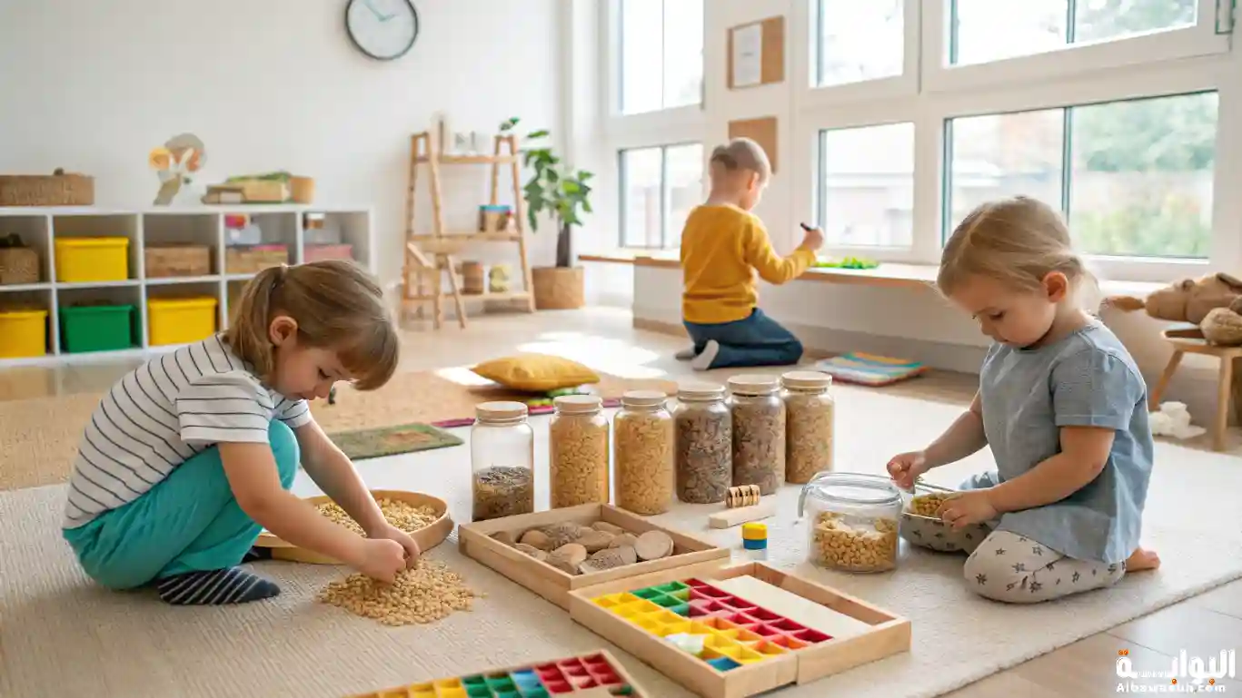 أنشطة مونتيسوري للأطفال