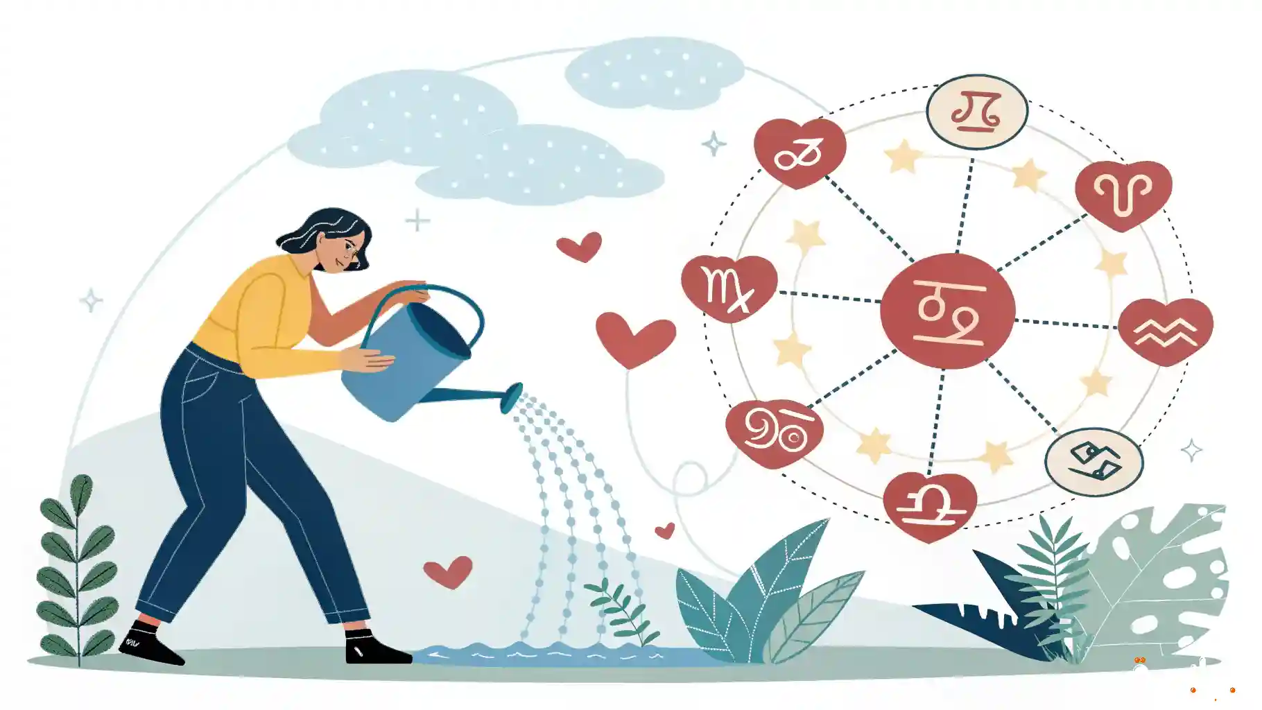 توافق برج الدلو