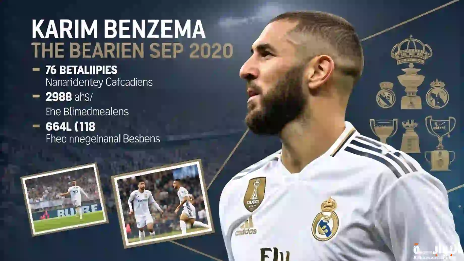 إنجازات كريم بنزيما مع ريال مدريد