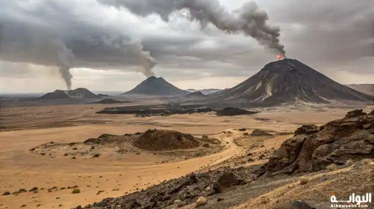 البراكين في السعودية