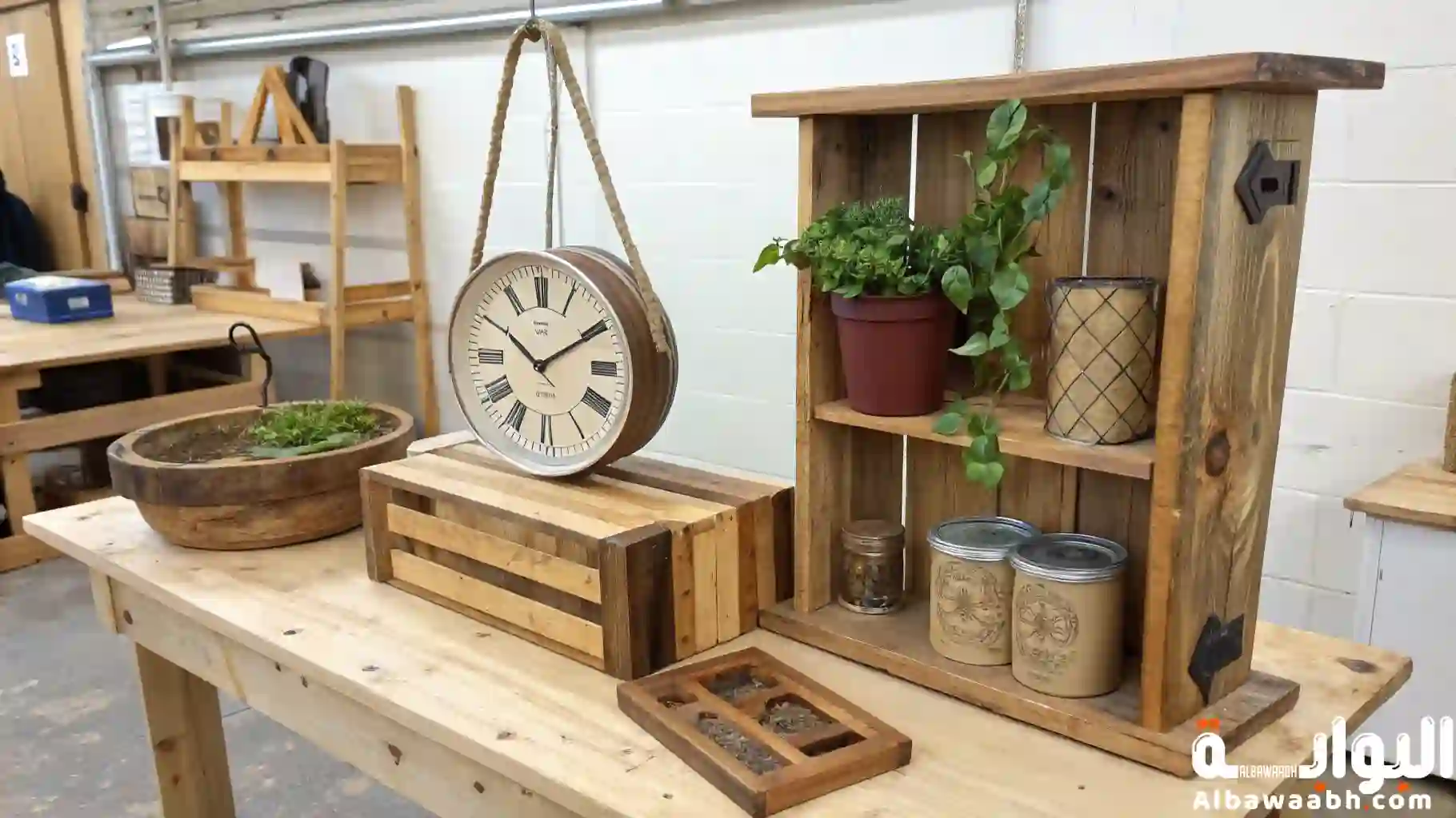 أفكار إعادة تدوير الخشب