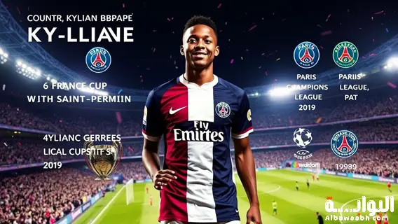 إنجازات مبابي مع سان جيرمان