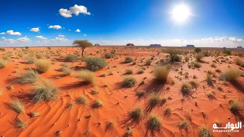 صحراء كالاهاري ومناخها الجاف