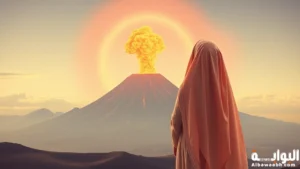 حلم العبور فوق بركان
