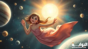 حلم الصعود إلى الفضاء بسلم