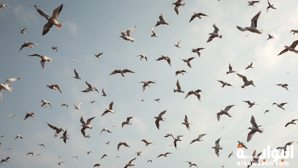 حلم رؤية الطيور تسقط من السماء