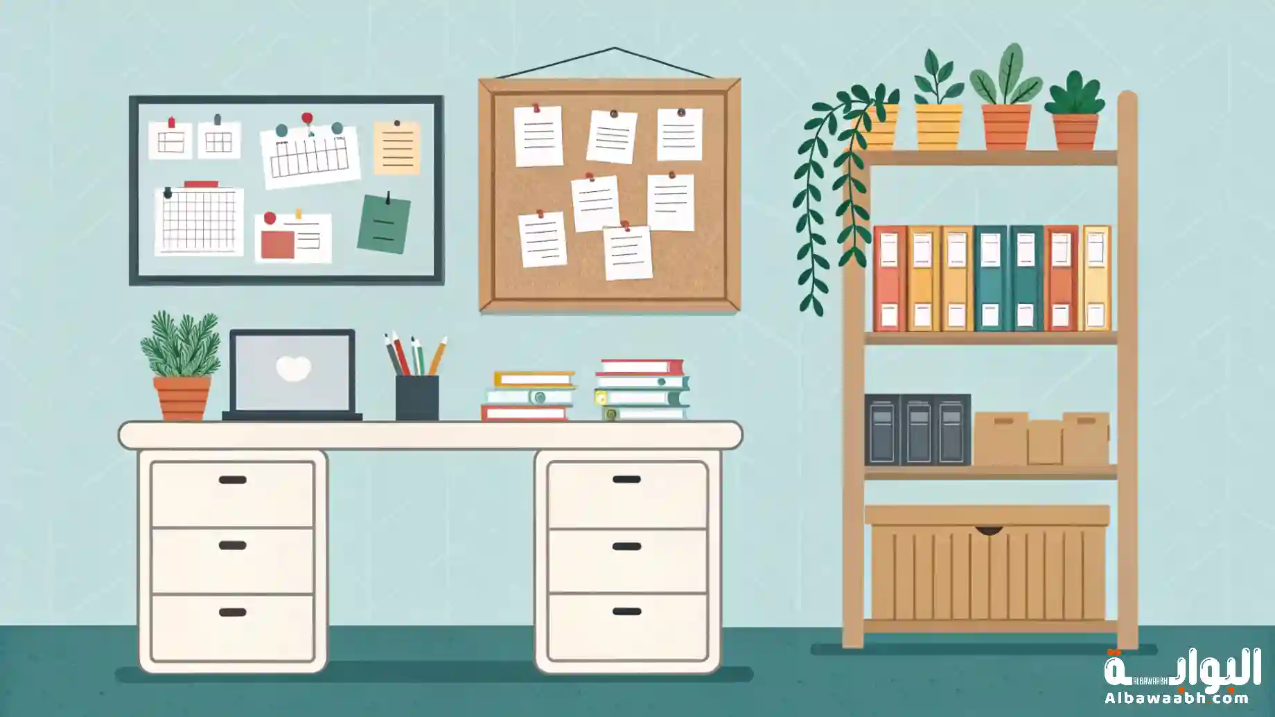 تنظيم مكتب المنزل
