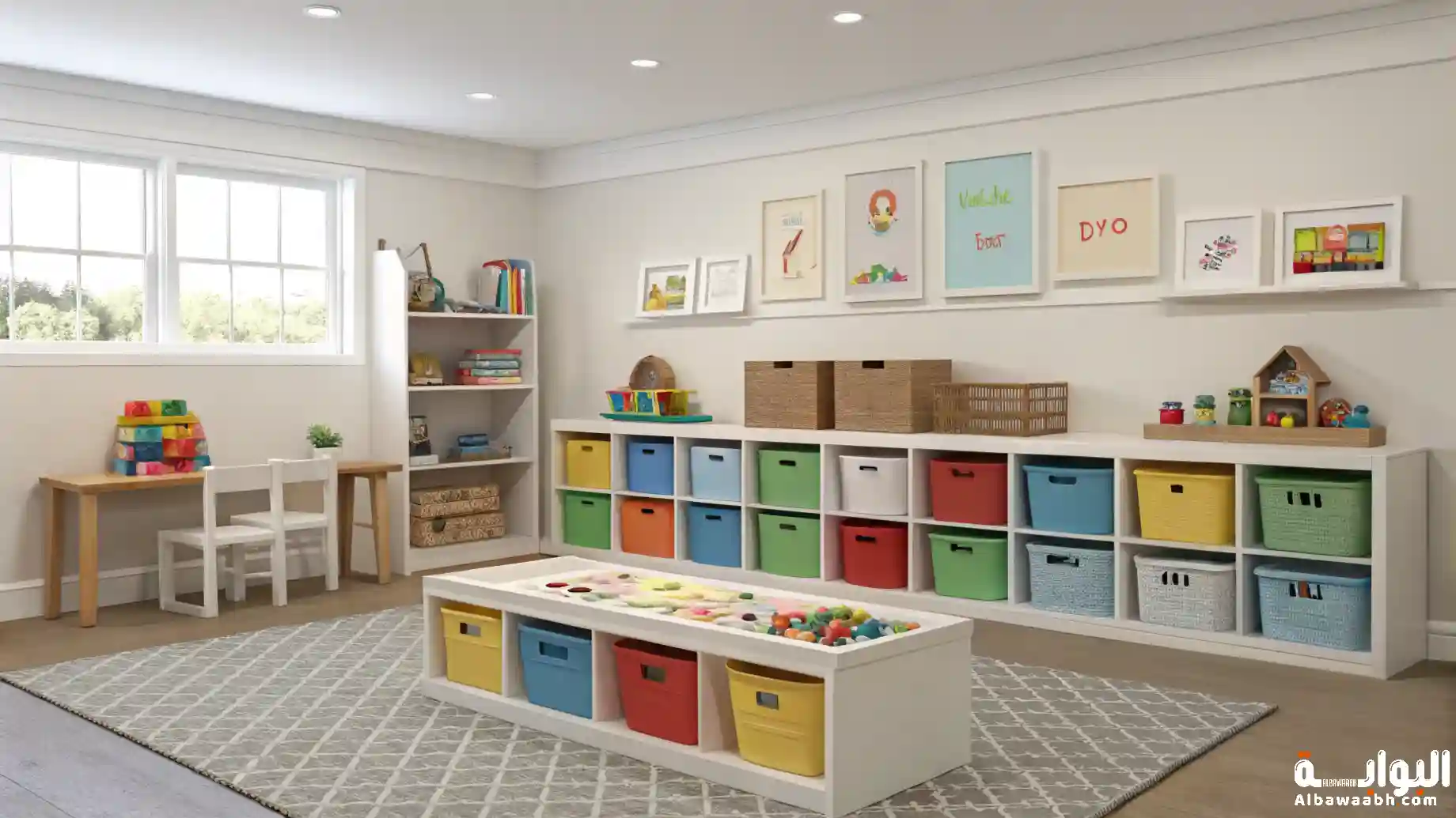 تنظيم لعب الأطفال