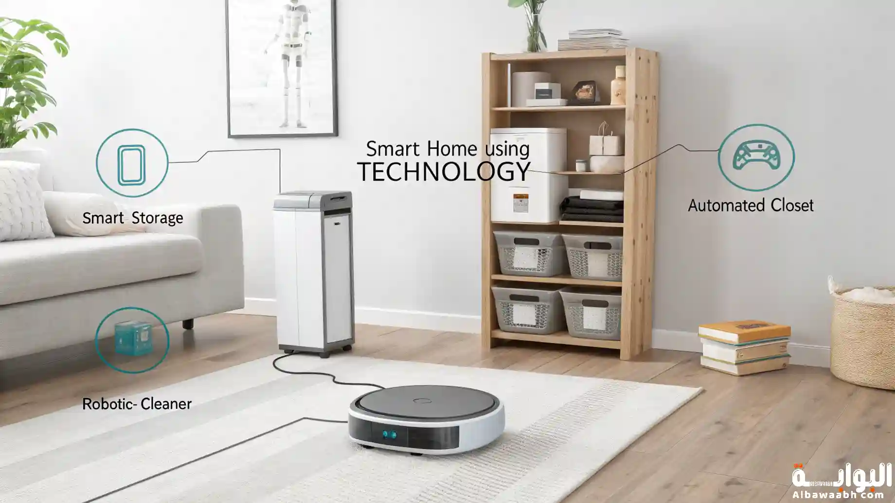 تنظيم المنزل باستخدام التكنولوجيا