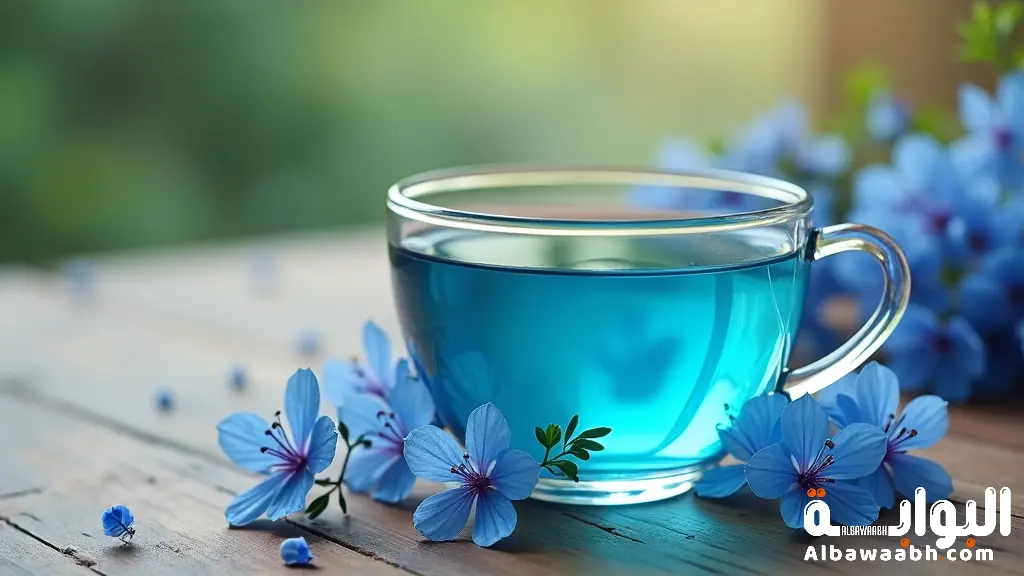 فوائد الشاي الازرق