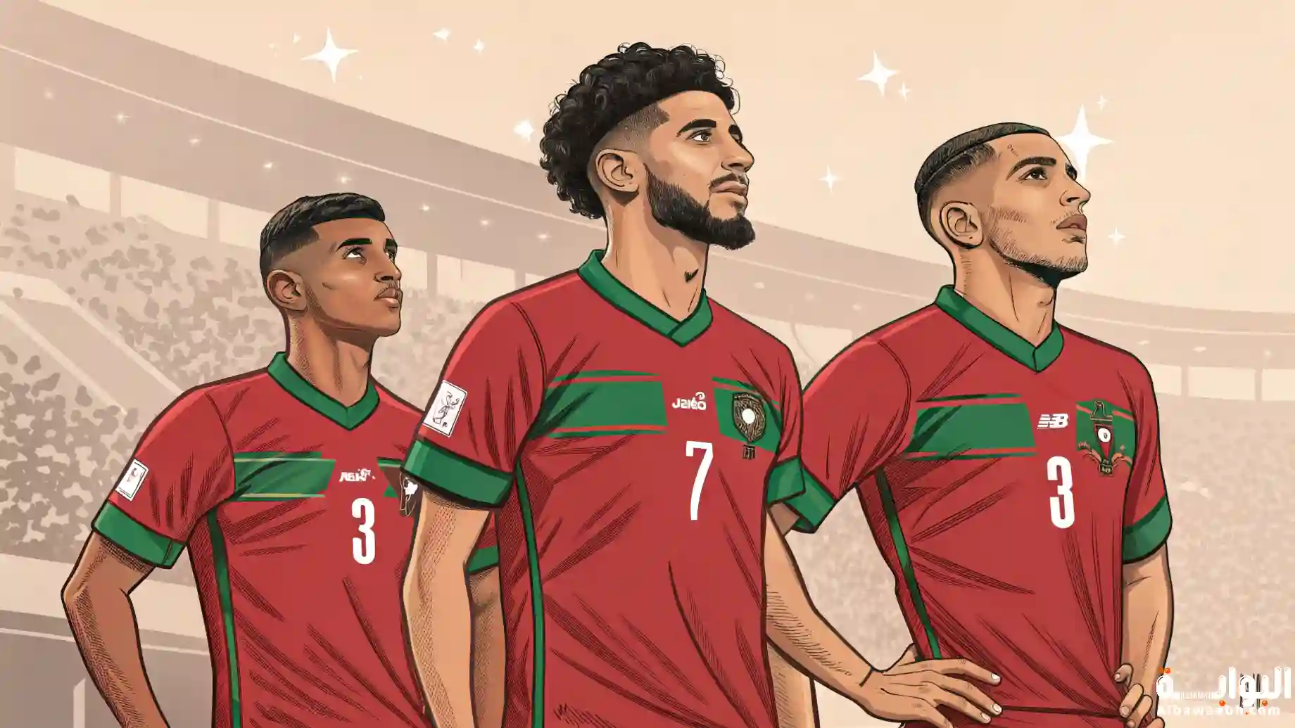 نجوم منتخب المغرب 2022