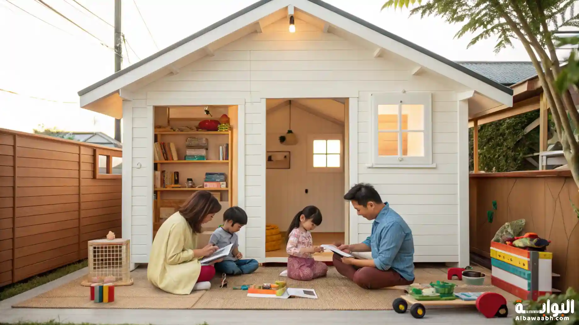 تربية الأطفال في المنازل الصغيرة