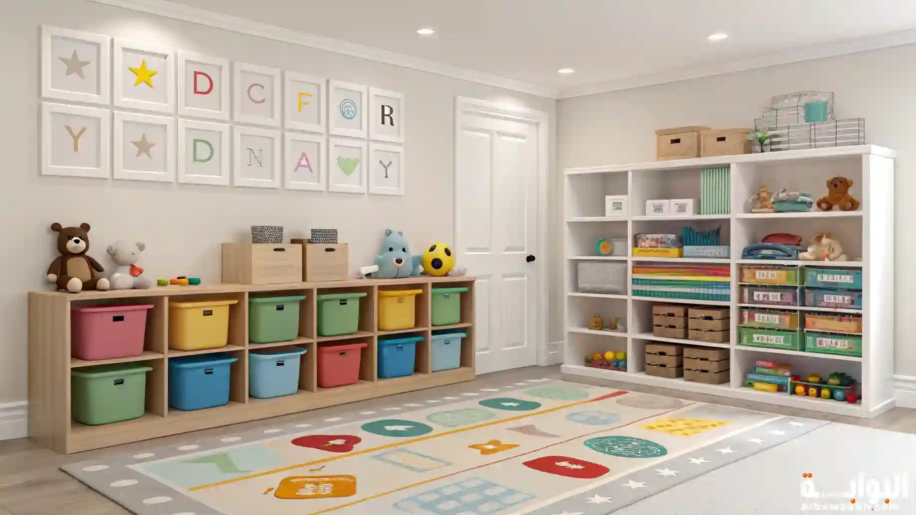 تنظيم لعب الأطفال