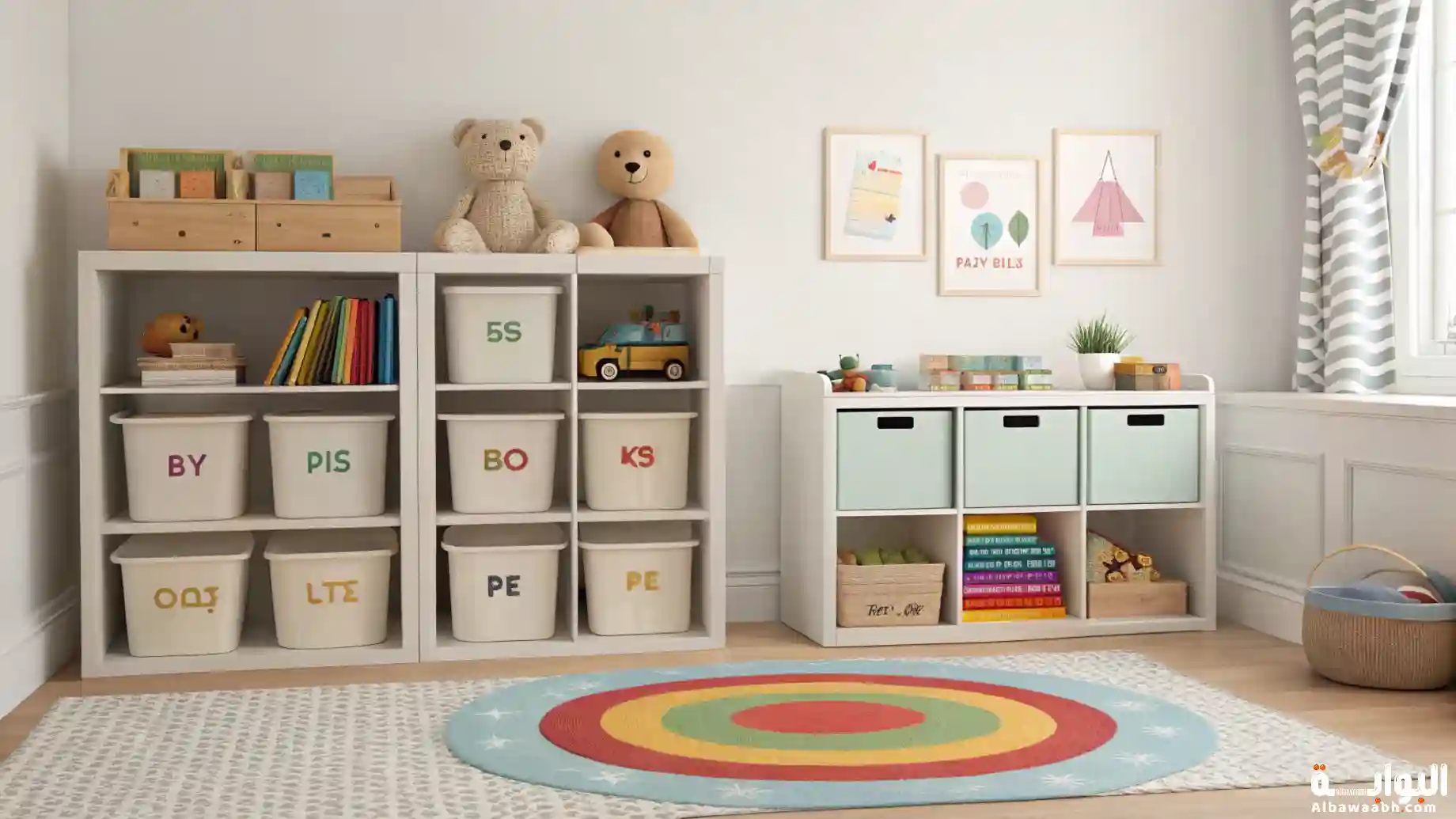 تنظيم لعب الأطفال