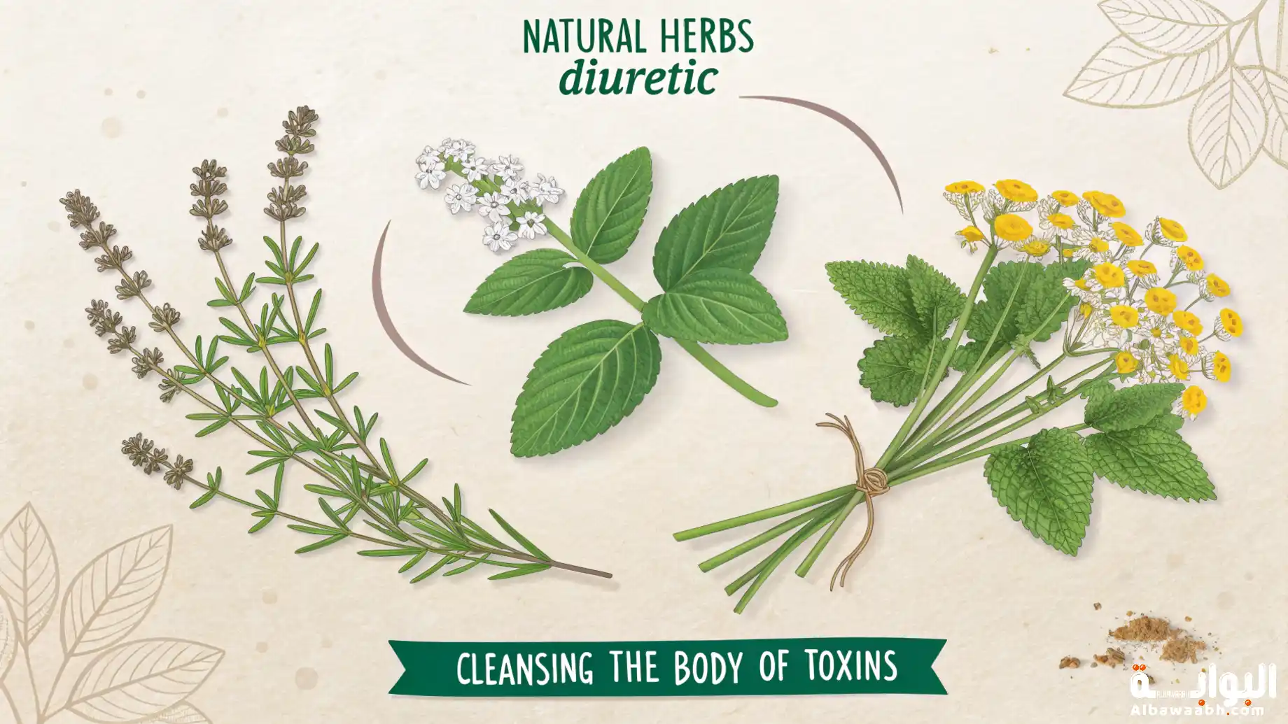 الأعشاب المدرة للبول