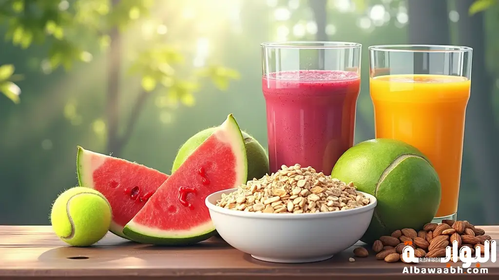 تغذية رياضات المضرب