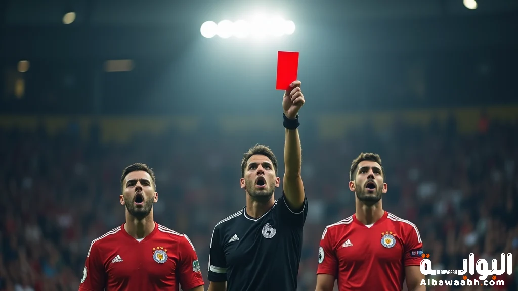 أشهر حالات الطرد في المباريات الكبرى 