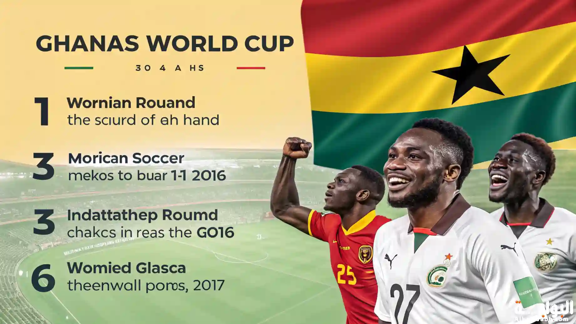 أبرز إنجازات غانا في كأس العالم