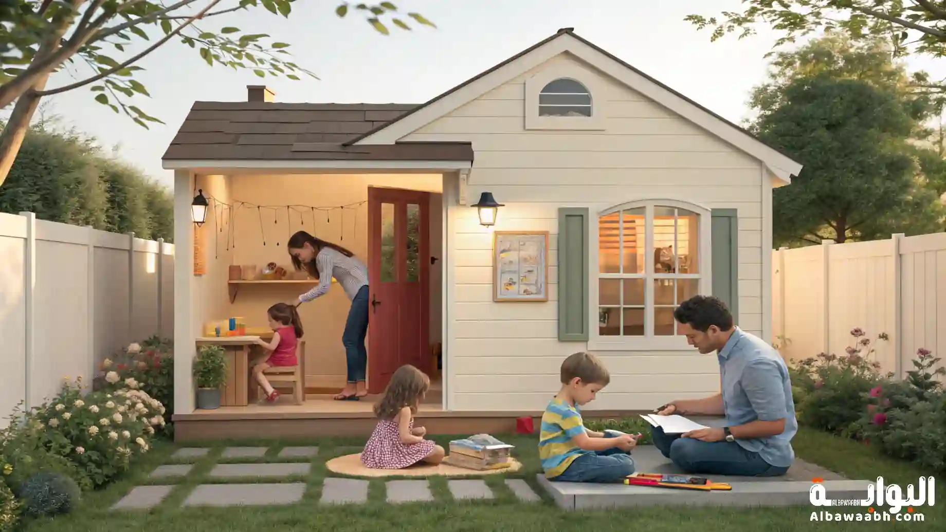 تربية الأطفال في المنازل الصغيرة